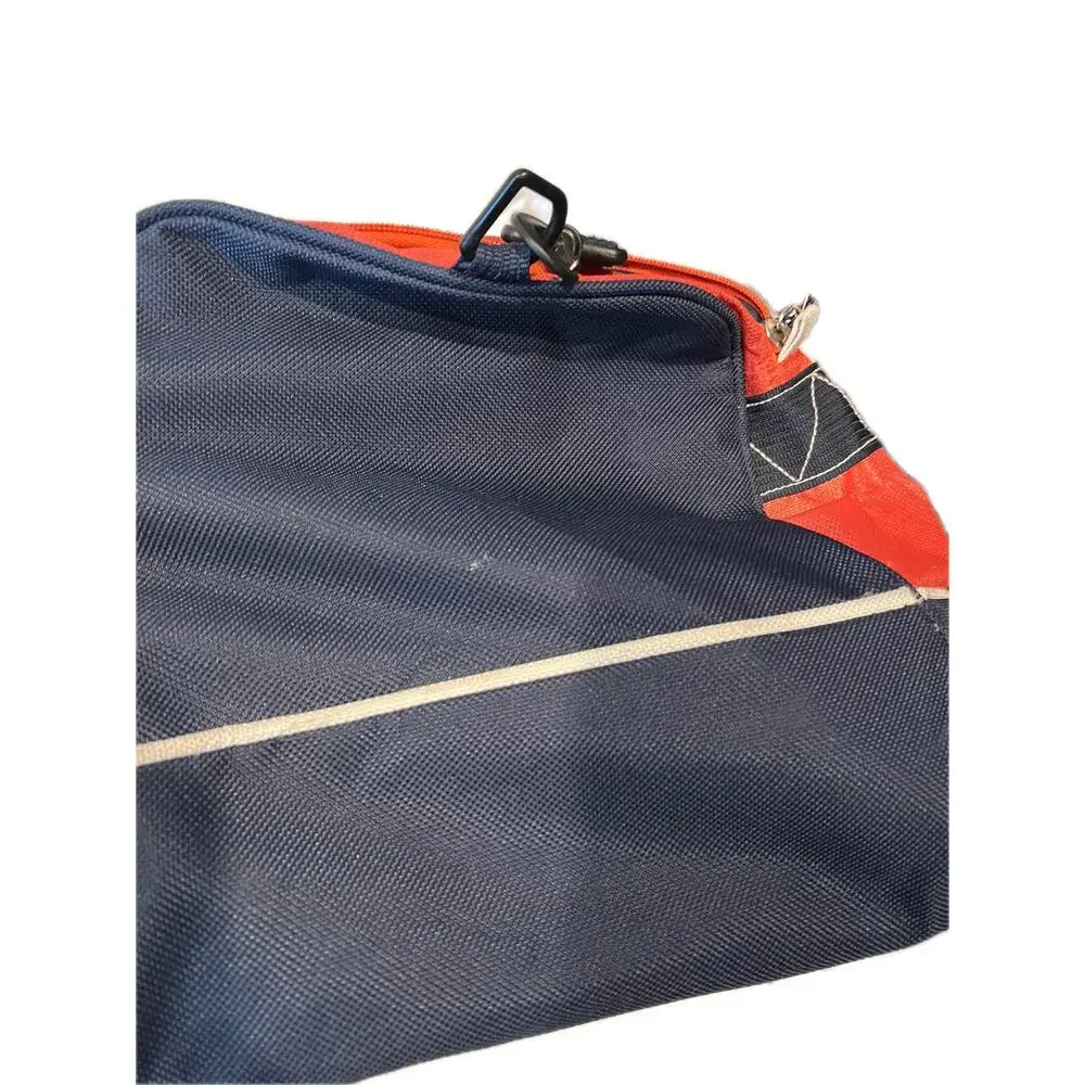 Nautica Blue Red Duffel 20x12x12